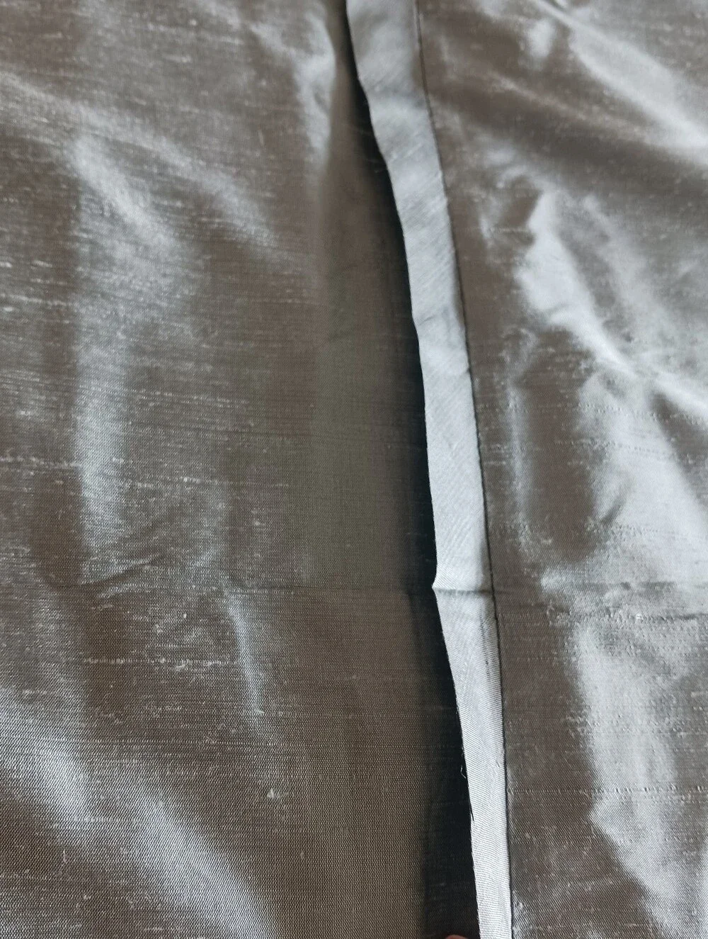 Empire Silk by PERI Full/Queen Duvet Cover 70% Silk Top 100% Cotton Back Peacock
